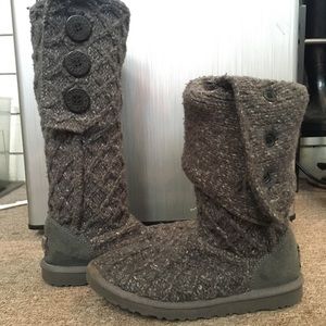 UGG authentic Gray Lattice Cardy boots
